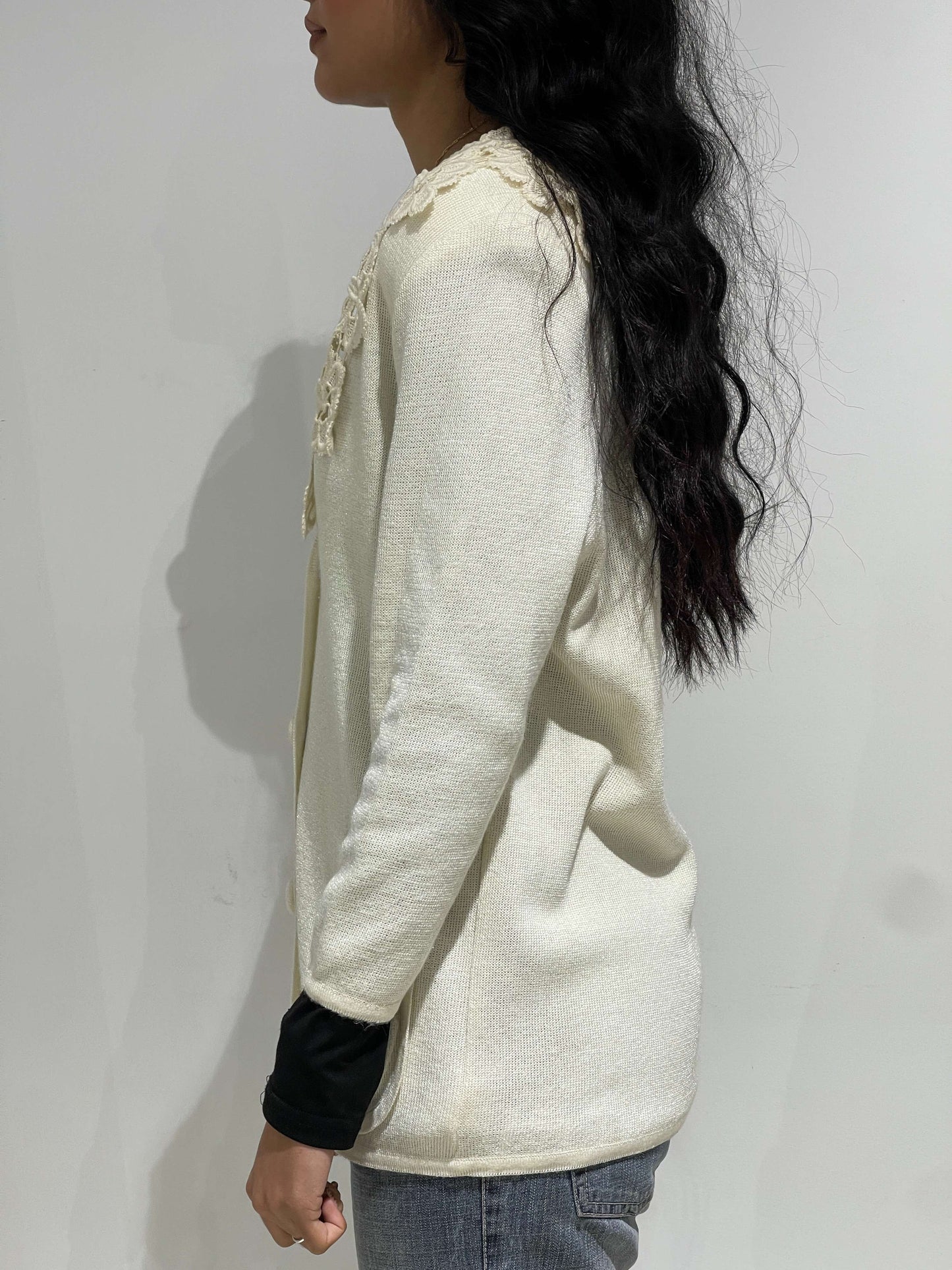 Vintage 90s Chloé Style Boho Knitted Jacket