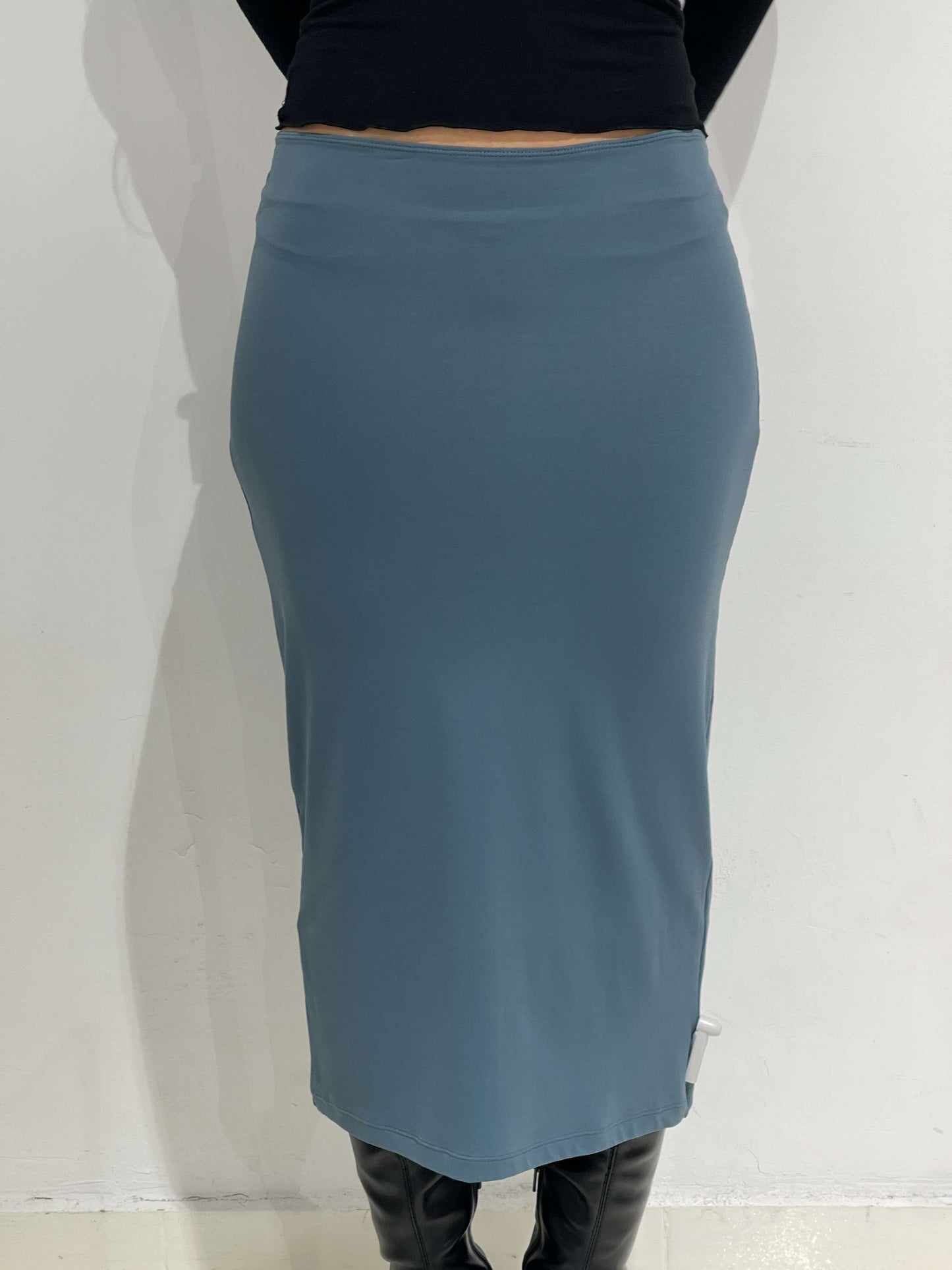 Vintage Late 90s Elastic Low Rise Skirt