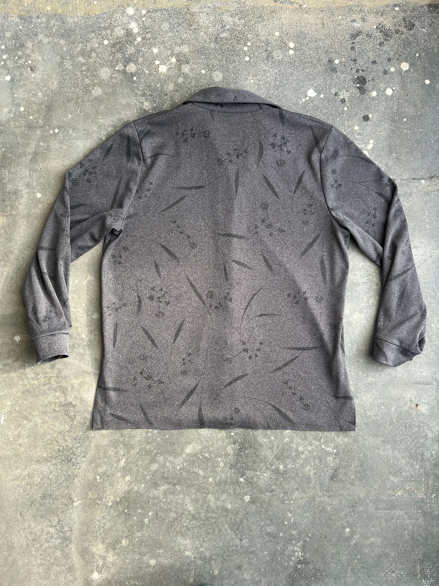Vintage 90s Minimalism Oversized Floral Shirt