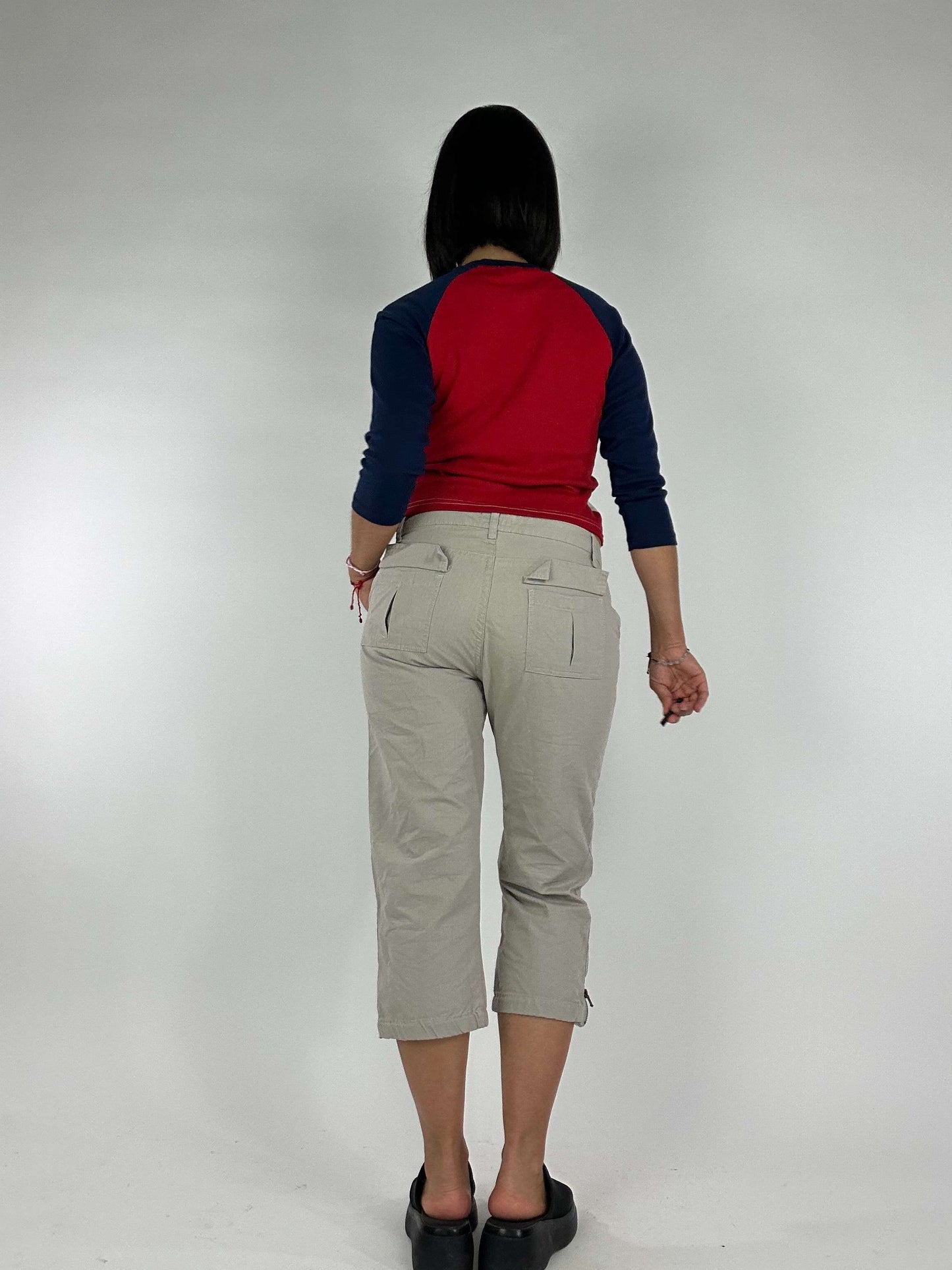 Vintage 00s Capri Pants With Cargo Pockets
