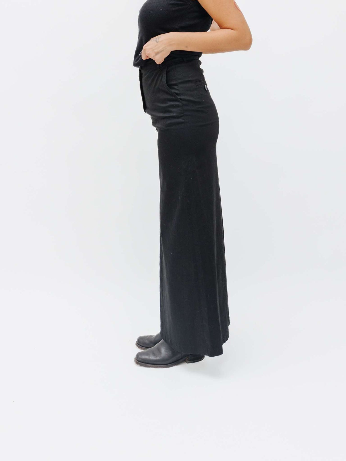 Vintage 00s Gorpcore Cargo Maxi Skirt