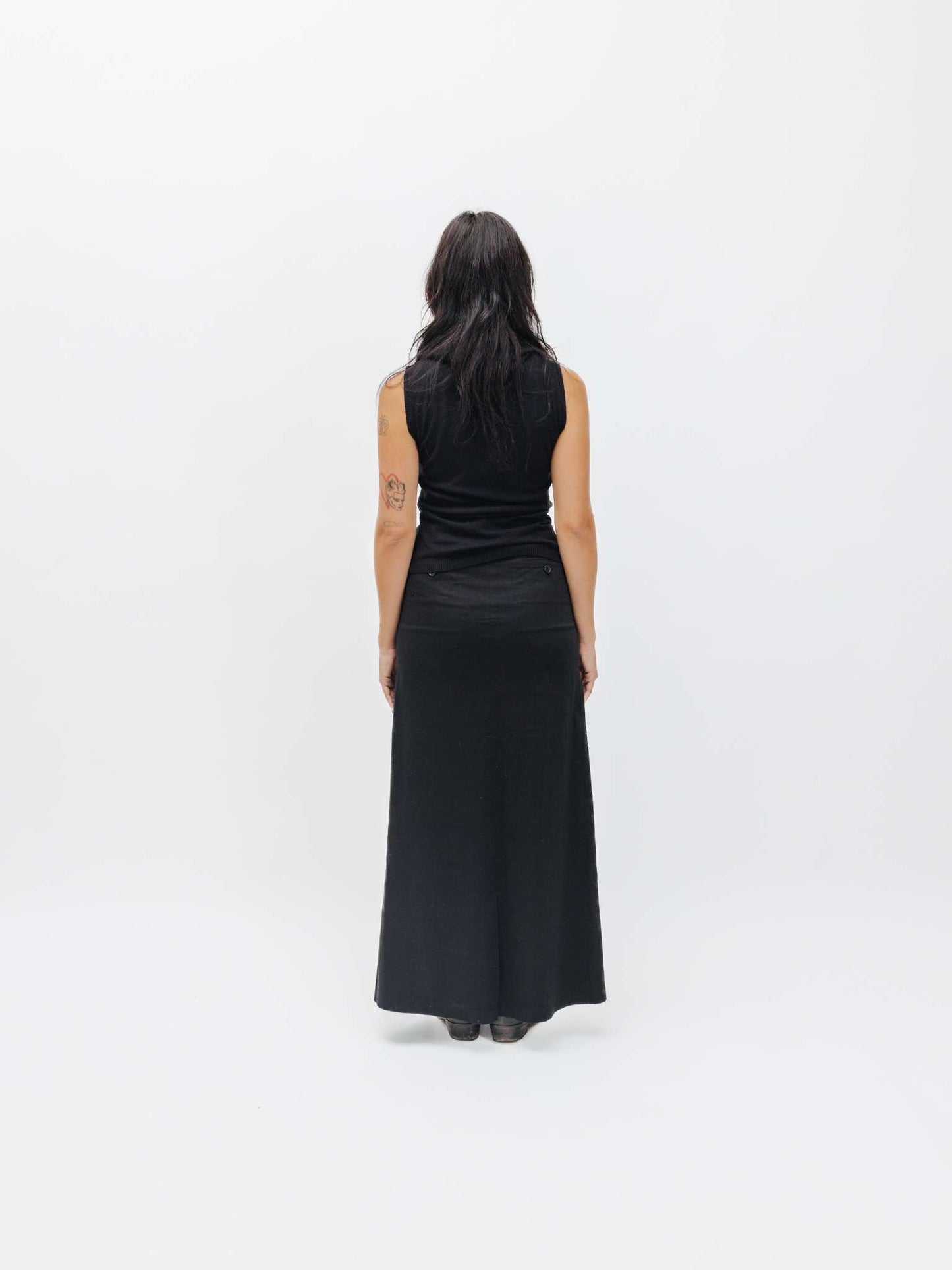 Vintage 00s Gorpcore Cargo Maxi Skirt