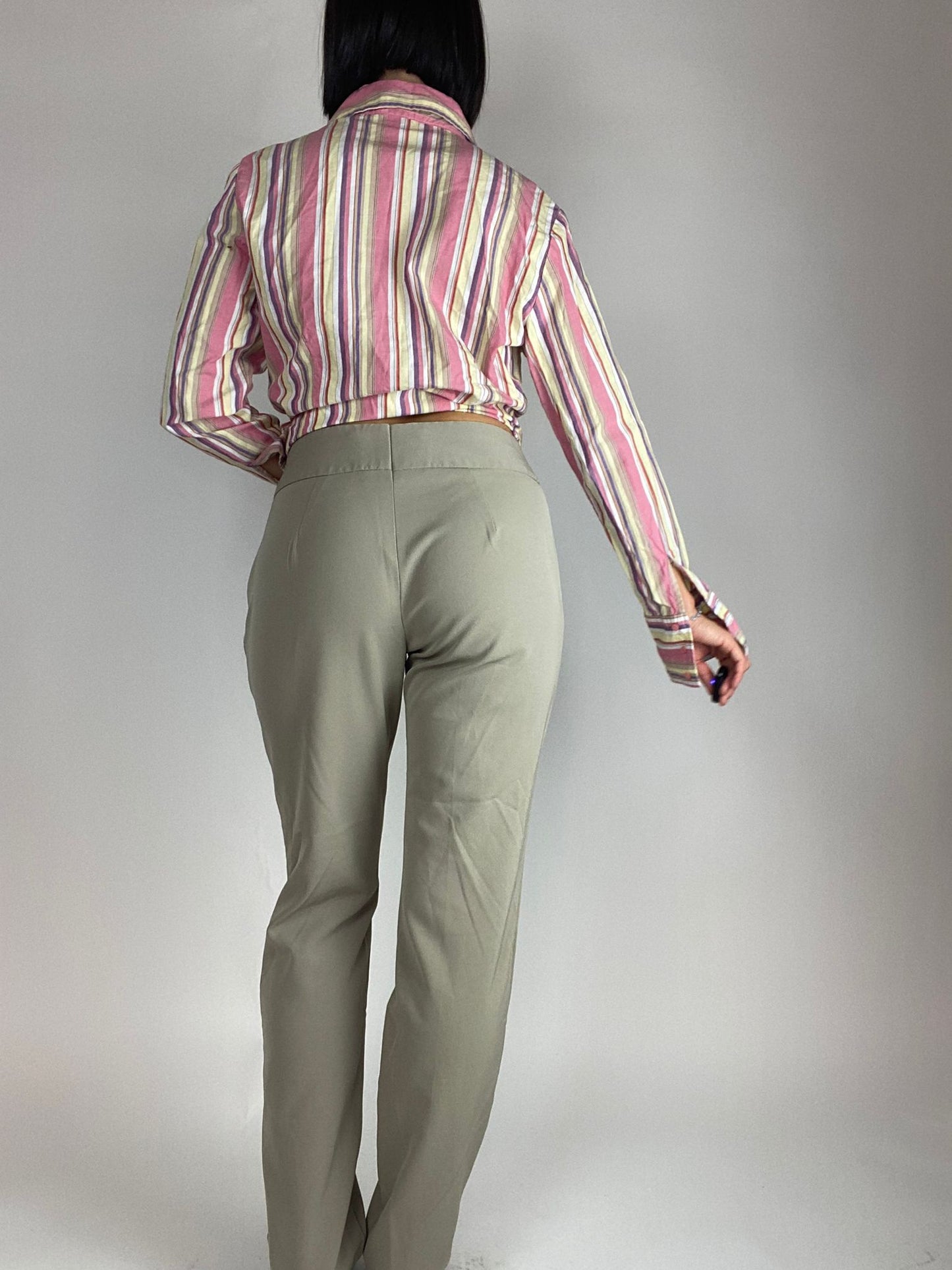 Vintage 00s Office Siren High Waisted Elastic Pants