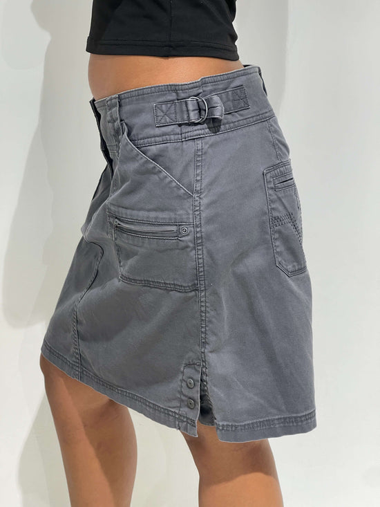 Vintage 00s Grunge Cargo Skirt