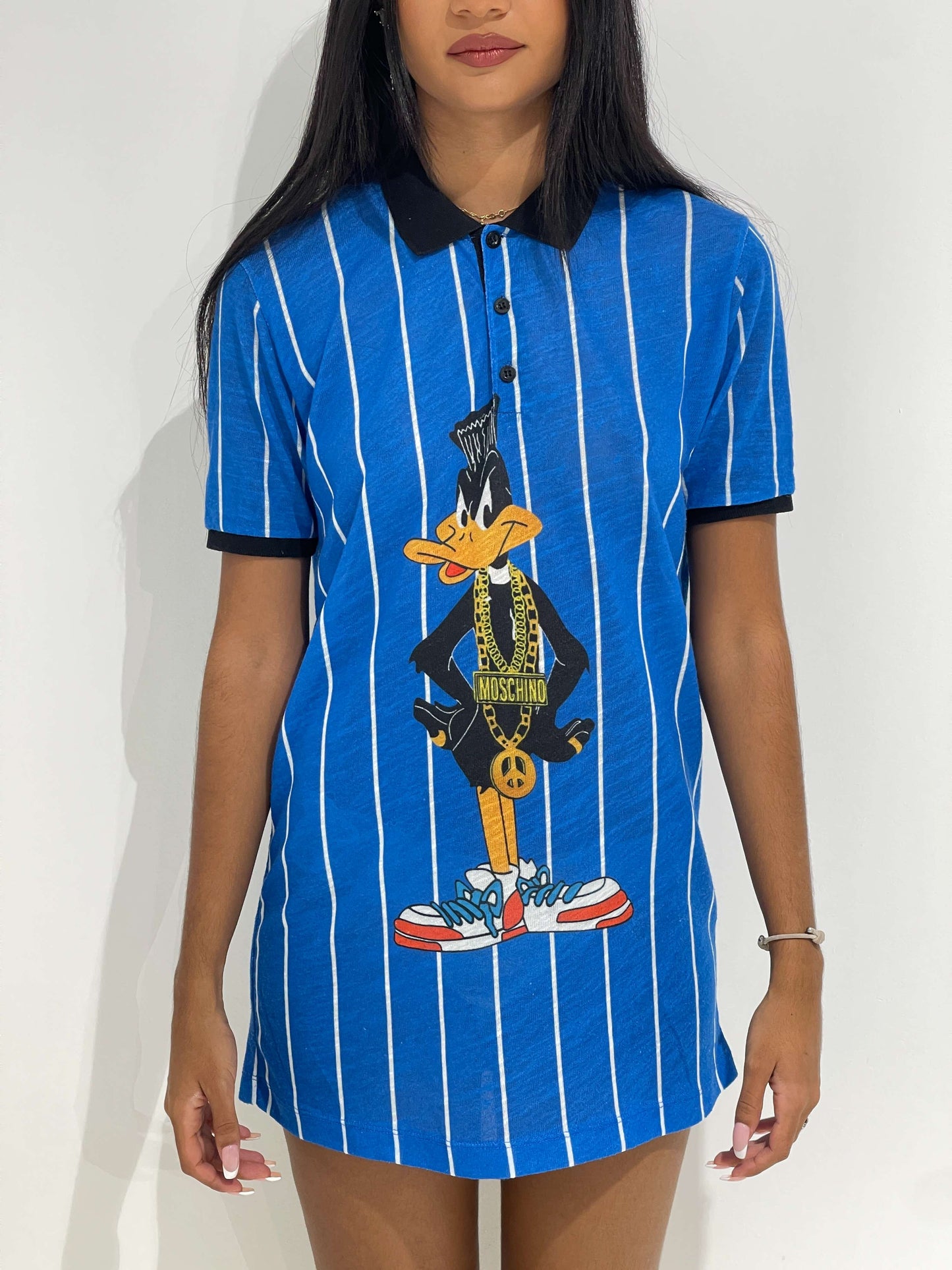 Vintage 00s Indie Sleaze Moschino Cartoon Polo