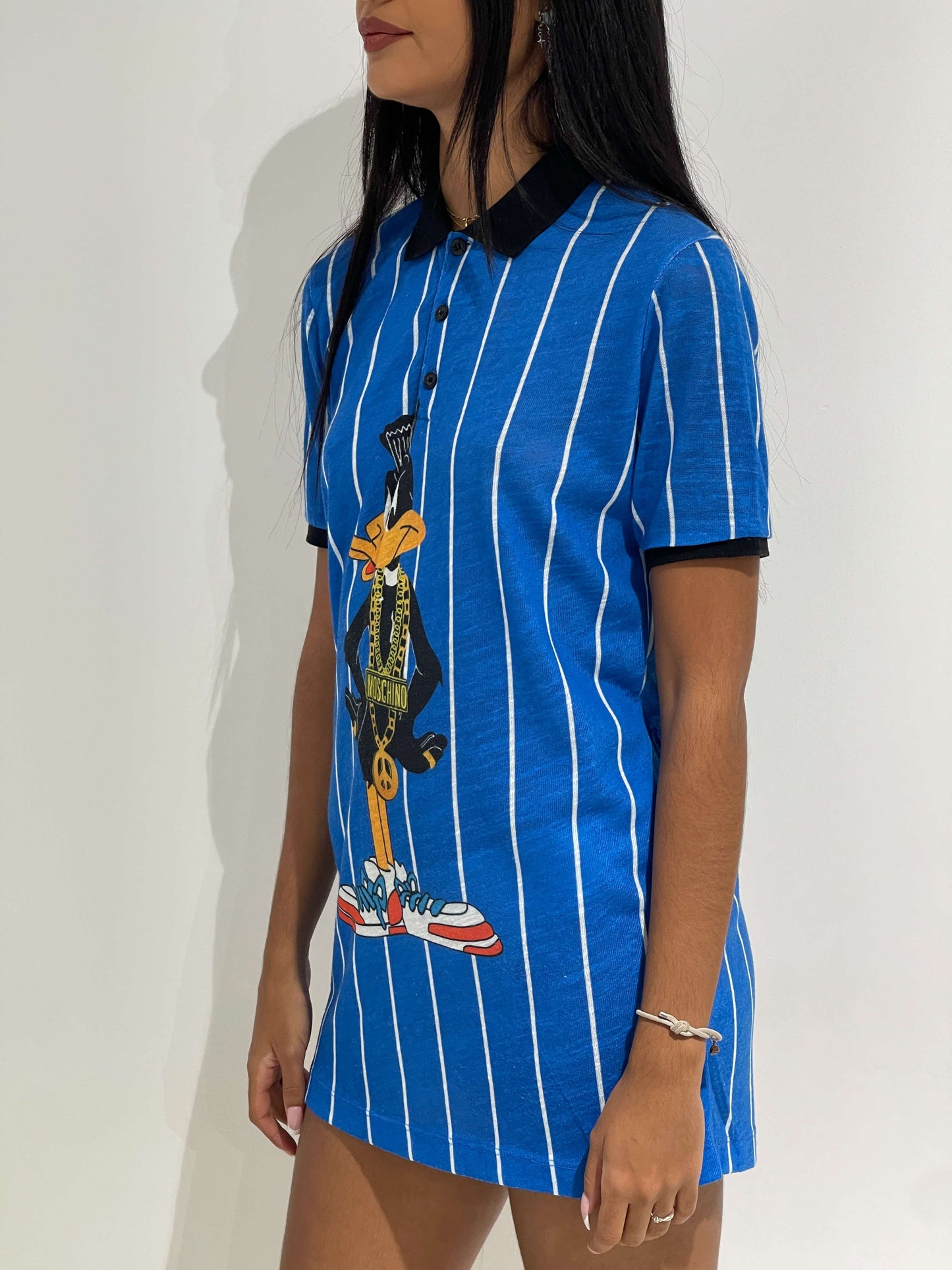 Vintage 00s Indie Sleaze Moschino Cartoon Polo