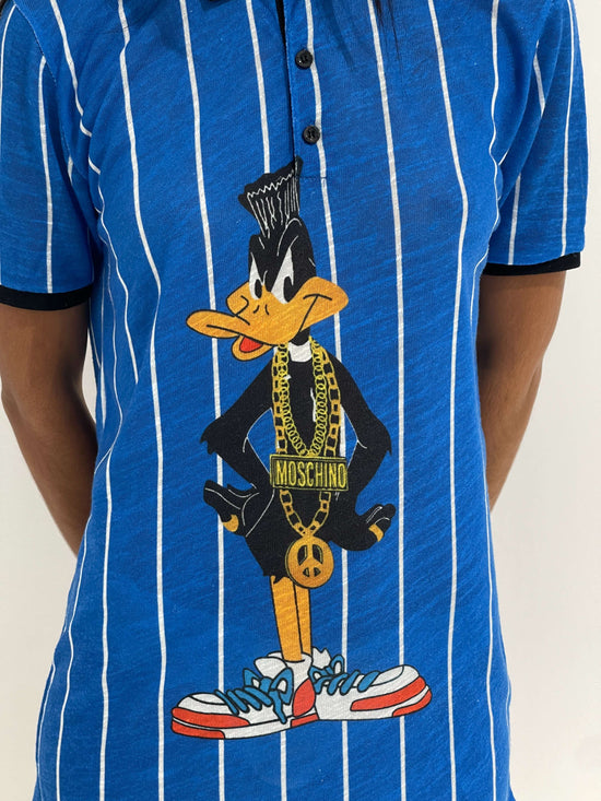 Vintage 00s Indie Sleaze Moschino Cartoon Polo