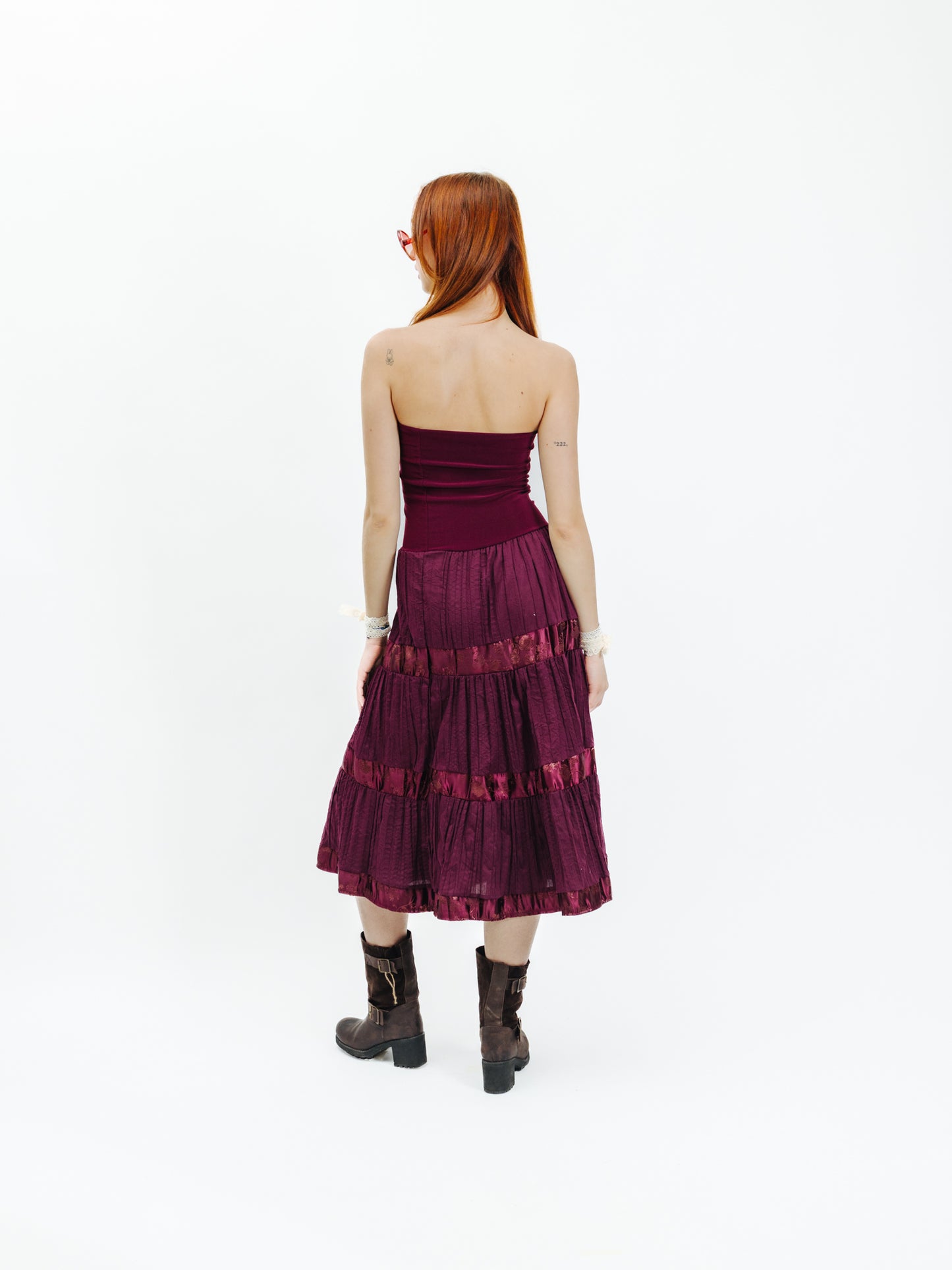 Unique Vintage 00s Whimsigothic Milkmaid Long Skirt