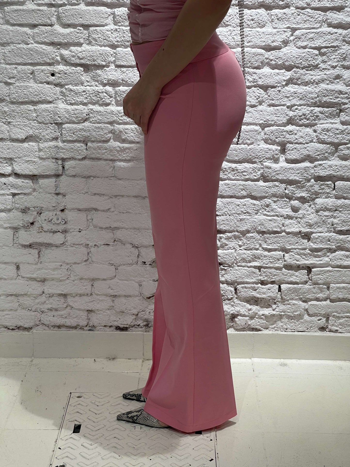 Vintage 00s Low Rise Pink Flares