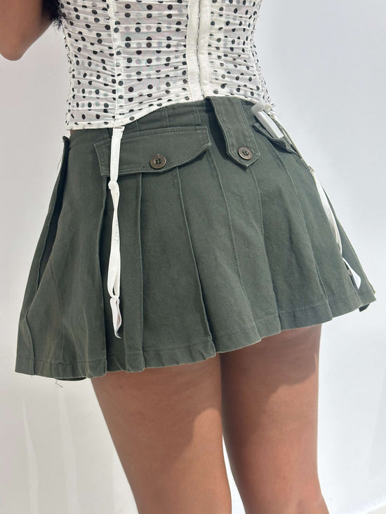 Vintage Y2K Effy Stonem Grunge Pleated Micro Skirt