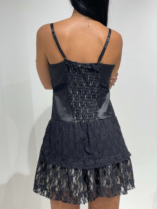 Vintage 90s Gaultier Style Mesh Asymmetric Dress With Ruffles Neare Clothes Vintage 90s Gaultier Style Mesh Asymmetric Dress With Ruffles Neare Clothes