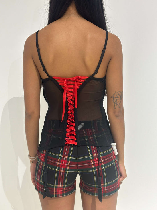 Vintage Y2K Corset With Ribbons