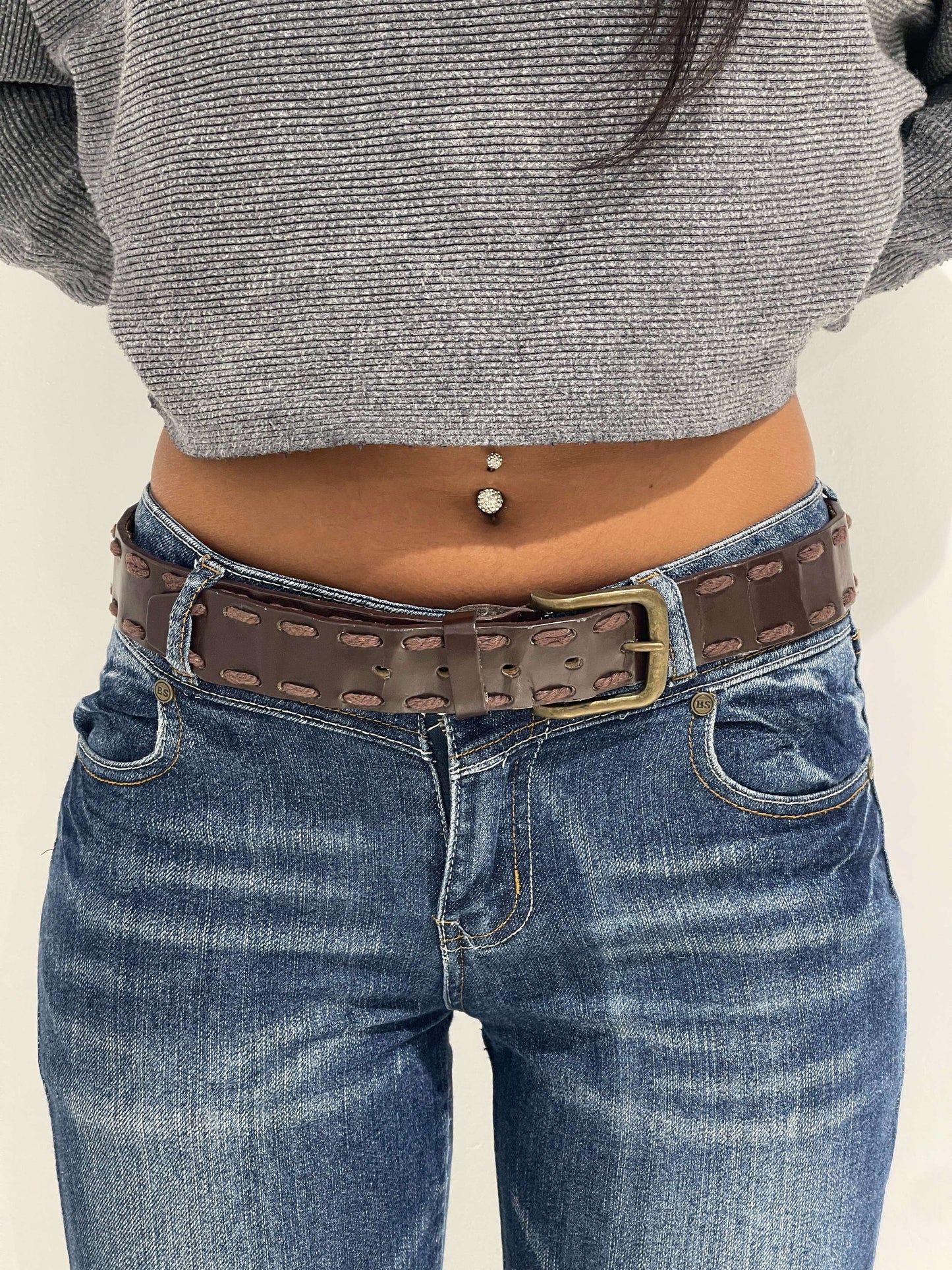 Vintage 00s Boho Chunky Belt