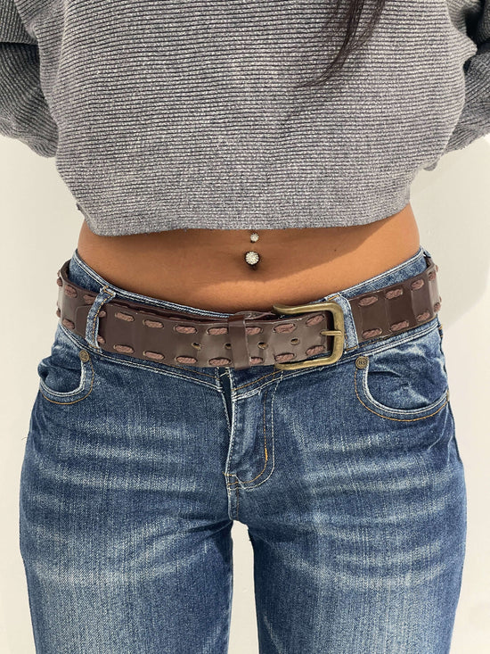 Vintage 00s Boho Chunky Belt