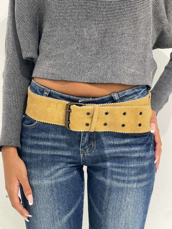 Vintage Y2K Phard Suede Belt