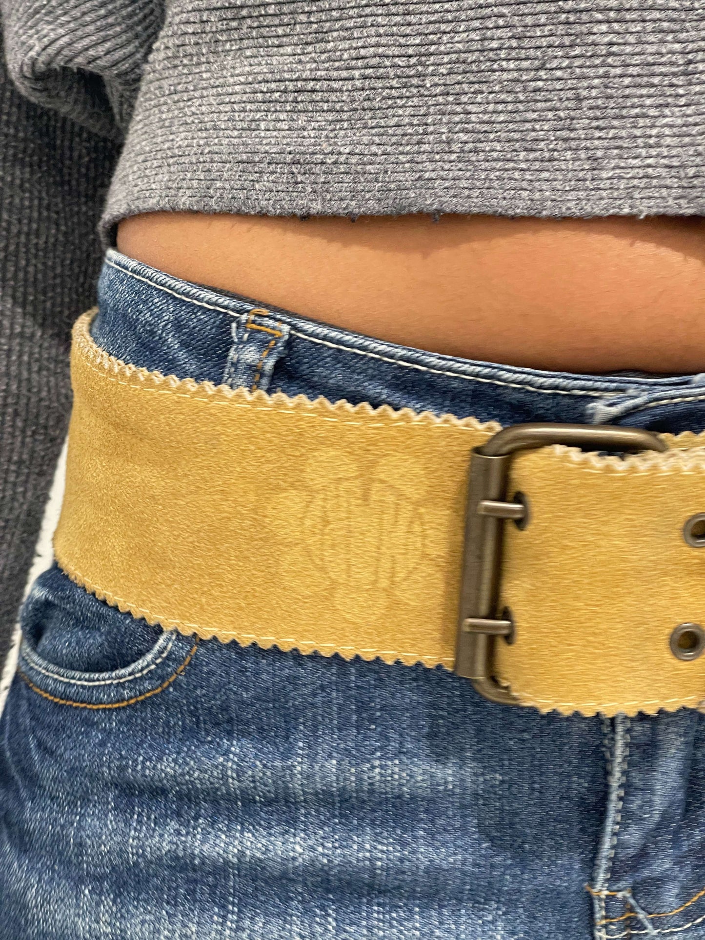 Vintage Y2K Phard Suede Belt