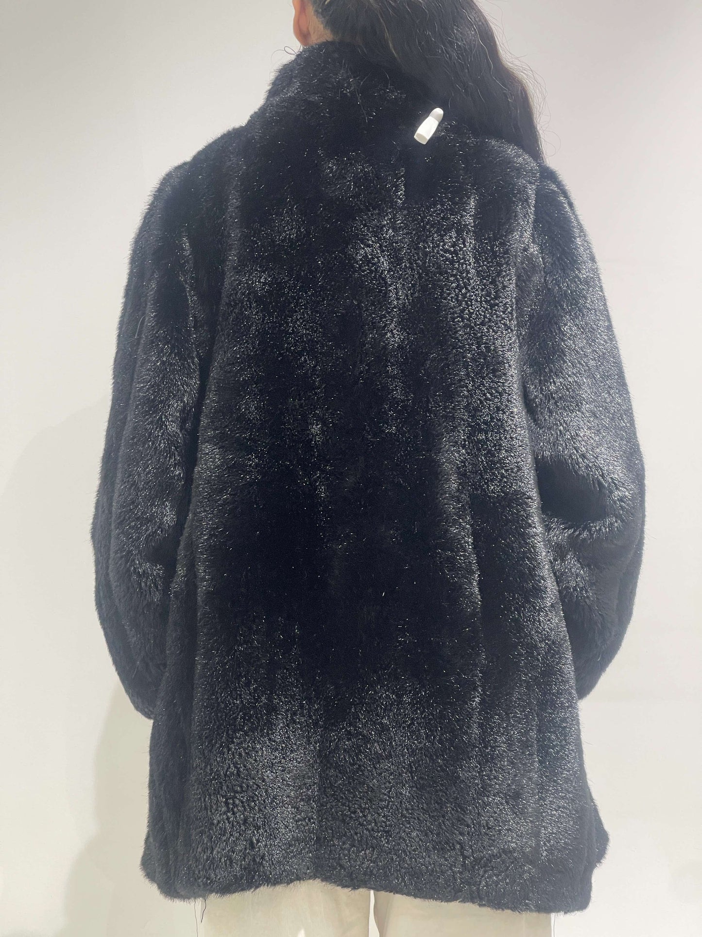 Vintage 90s Fur Maxi Coat