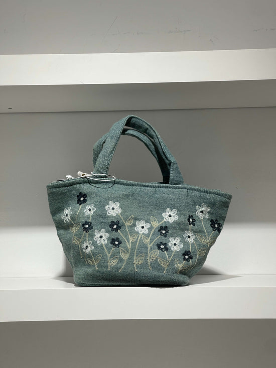 Vintage 90s Floral Hand Bag