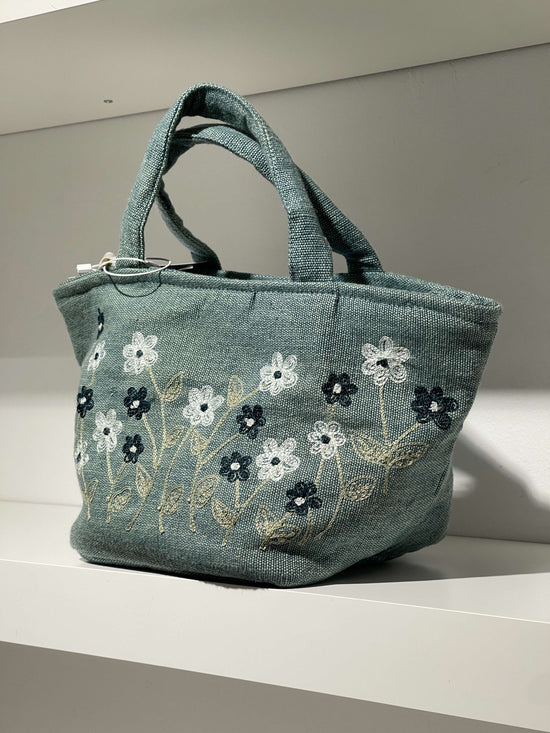 Vintage 90s Floral Hand Bag