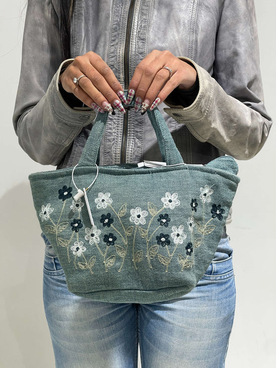 Vintage 90s Floral Hand Bag