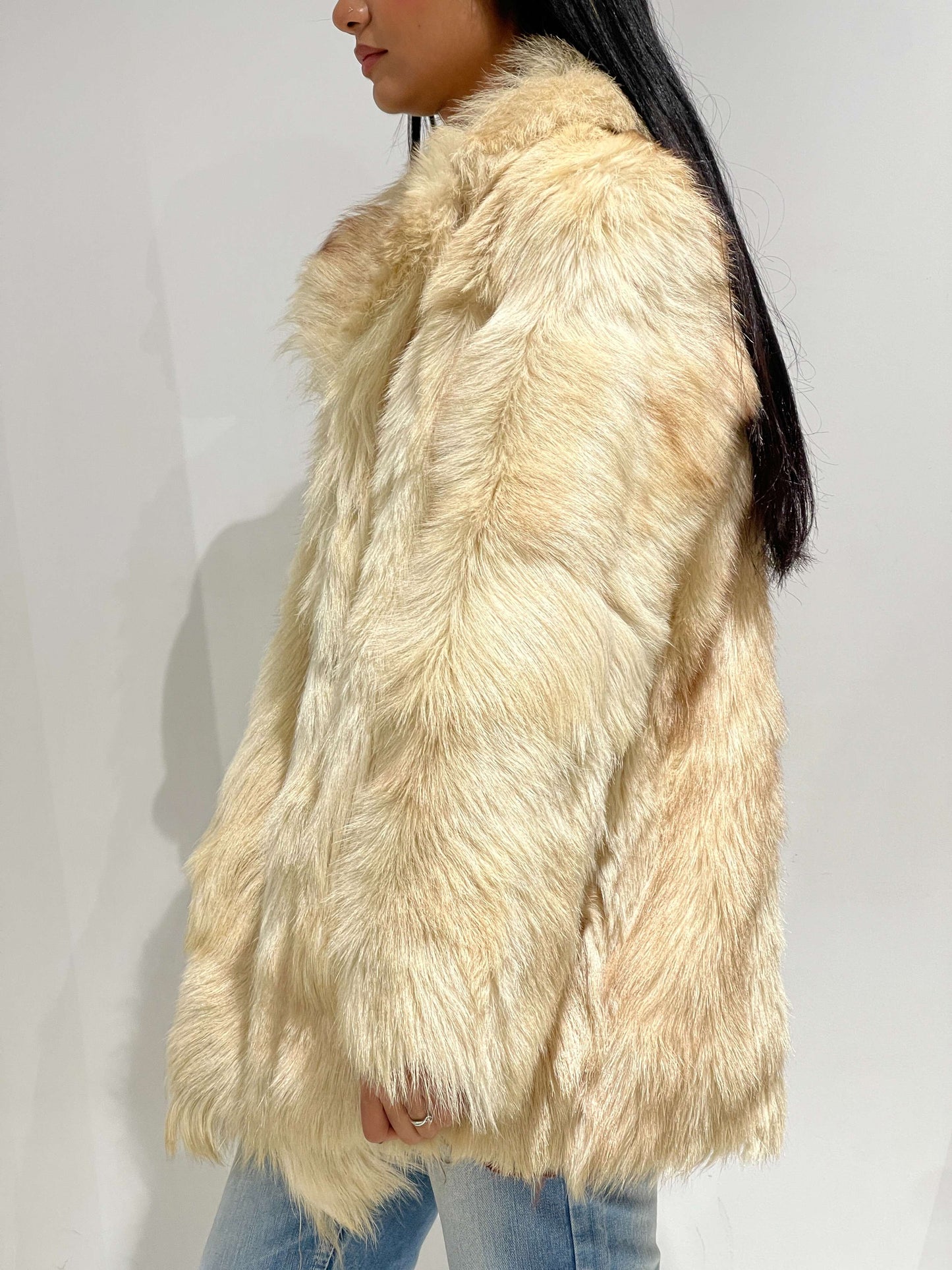 Vintage 70s Rockstar Grilfriend Fur Coat