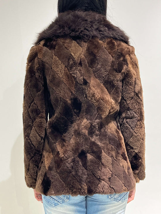 Vintage 90s Teddy Fur Coat