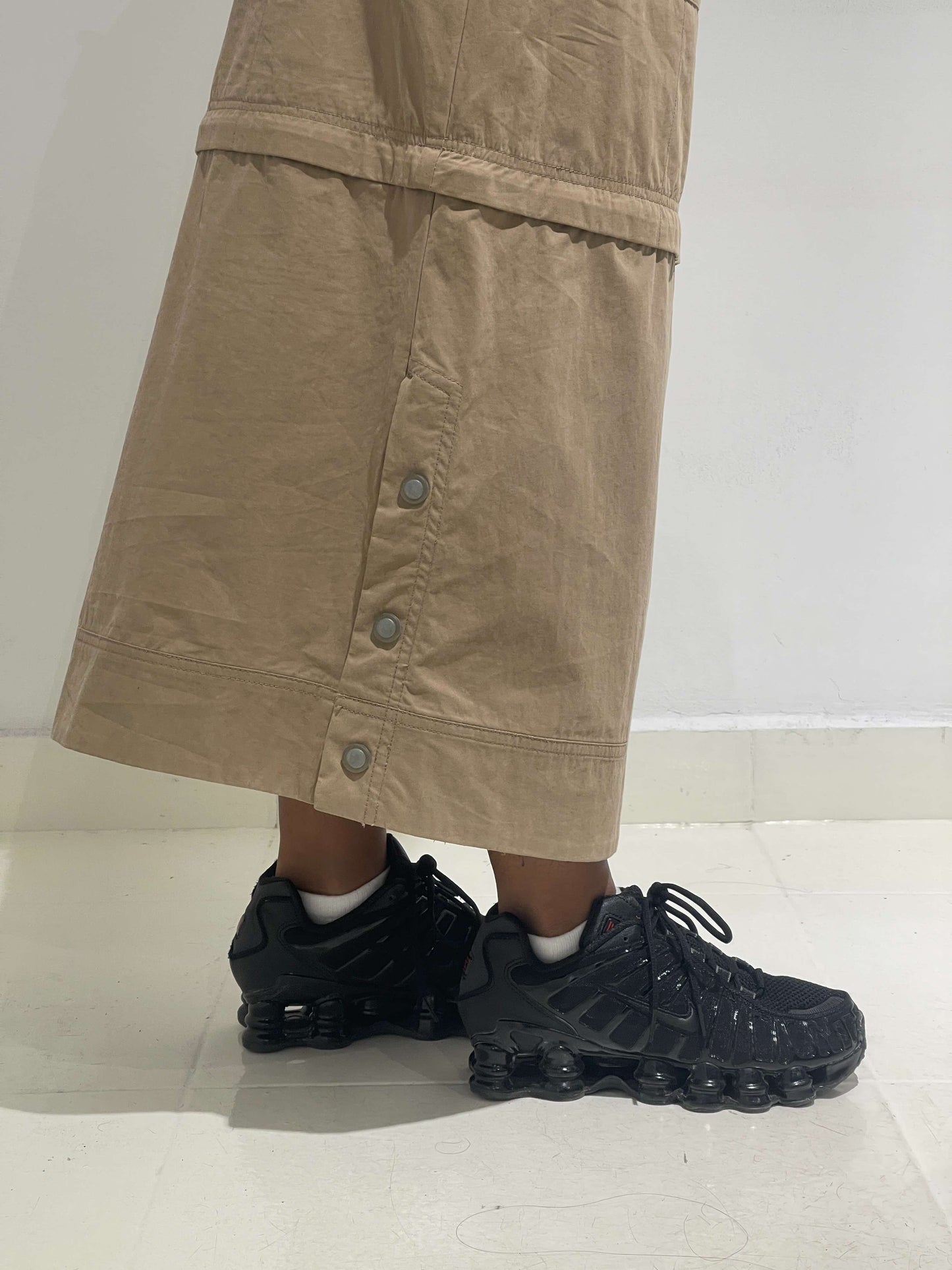 Vintage 00s Cargo Maxi Skirt (Adaptable)