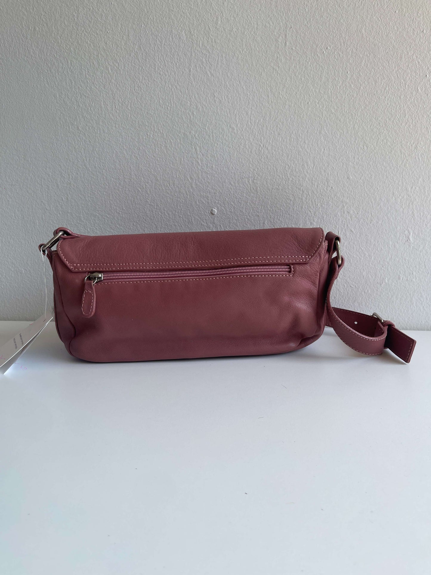 Vintage Late 90s Leather Baguette Bag