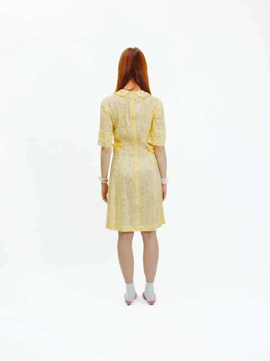 Vintage 00s Chloè Sevigny Floral Midi Dress