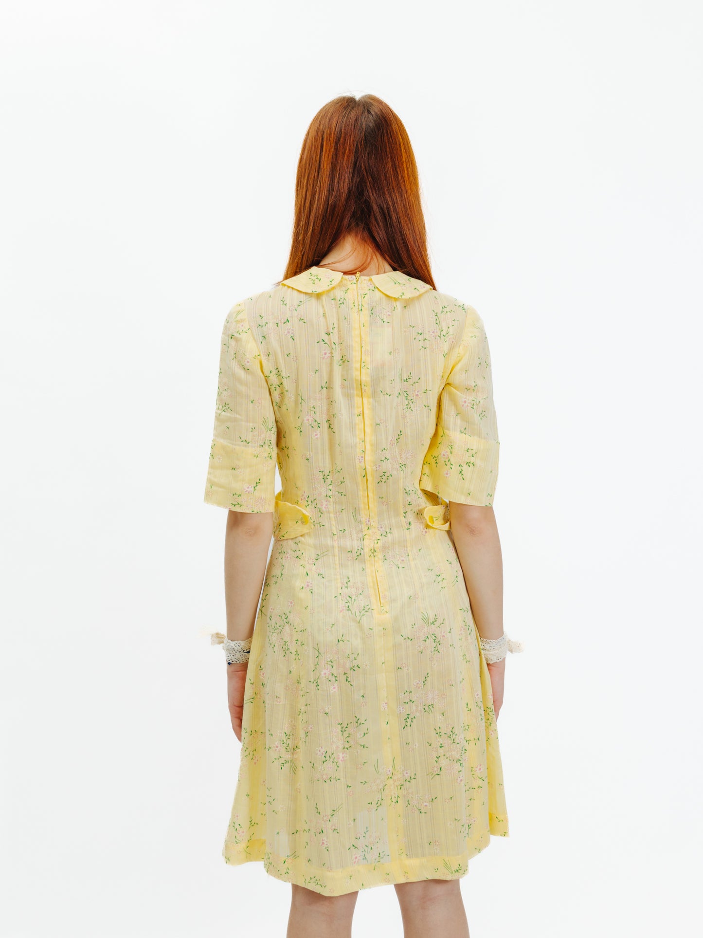 Vintage 00s Chloè Sevigny Floral Midi Dress