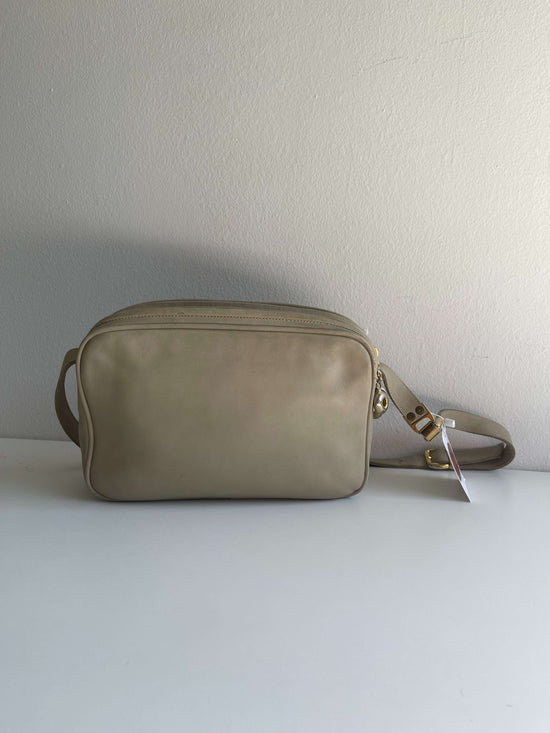 Vintage 90s Loewe Style Leather Double Bag