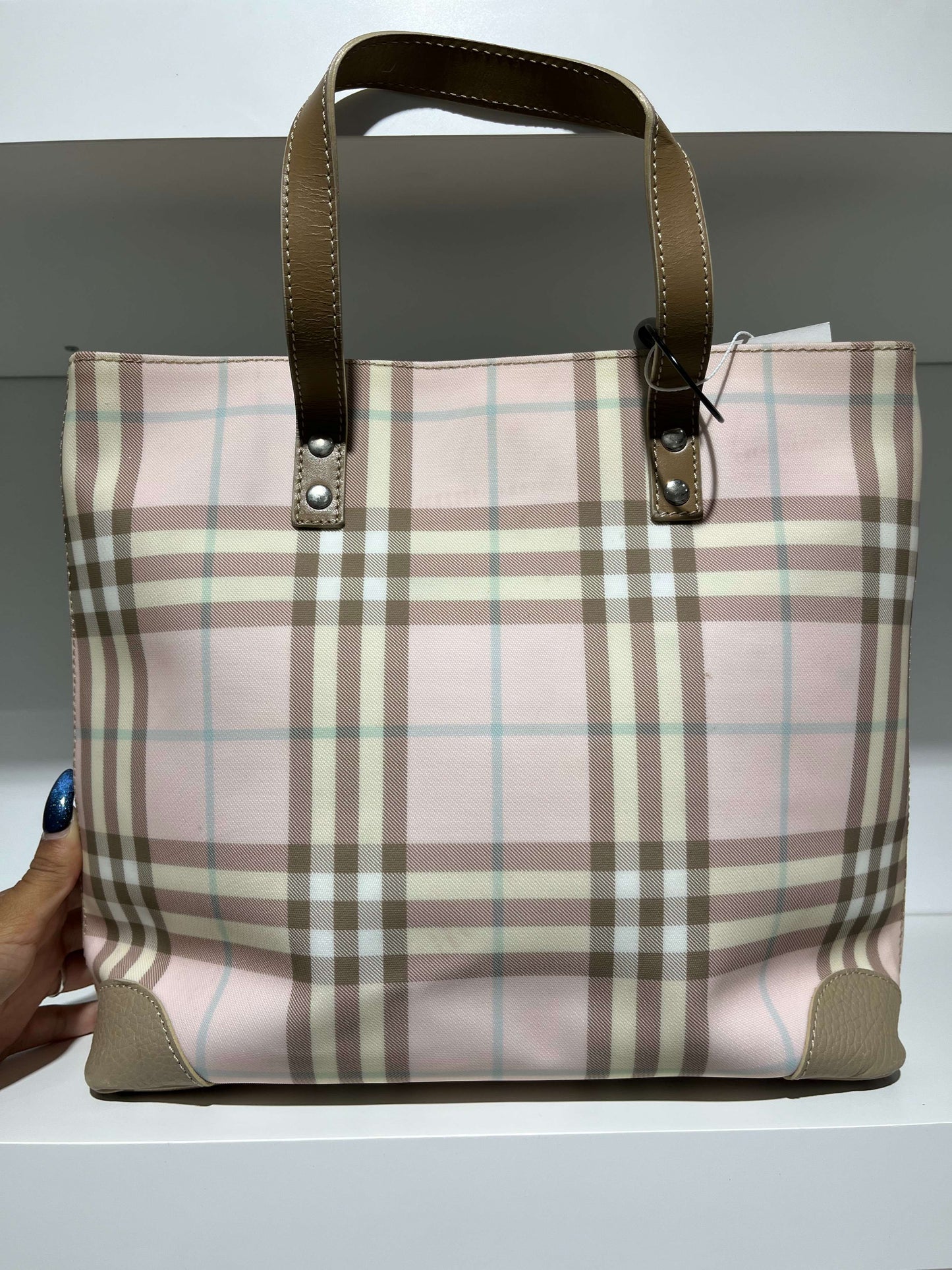 Vintage Late 90s Burberry Pink Cute Bag