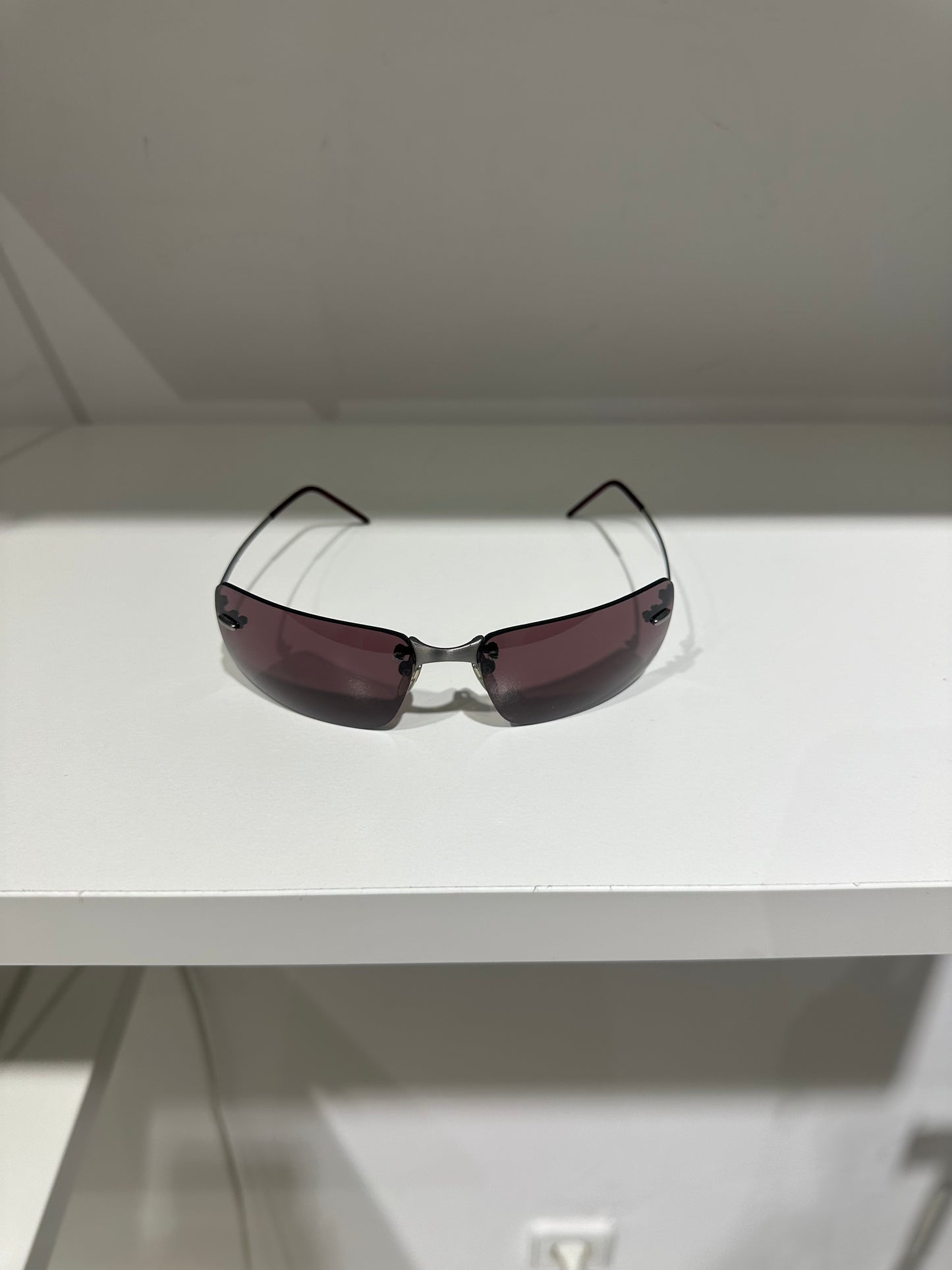 Vintage Y2K Georgio Armani Red Sunglasses