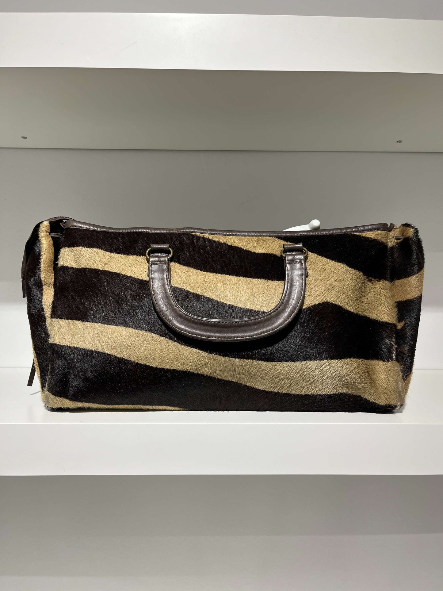 Vintage Late 90s Zebra Hand Bag