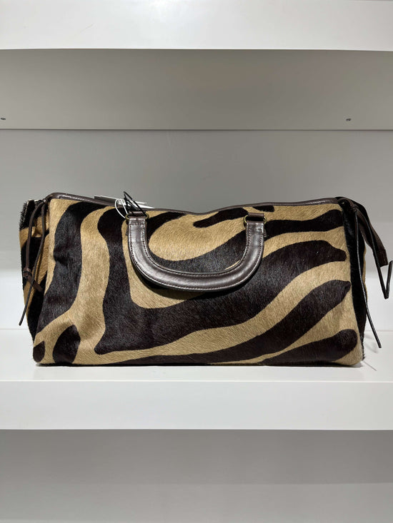 Vintage Late 90s Zebra Hand Bag