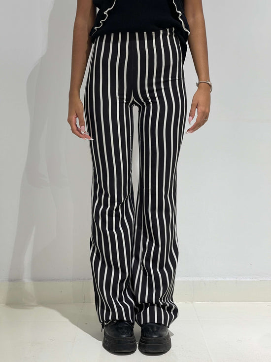 Vintage 00s Indie Sleaze Striped Flares ( Saltburn Style)