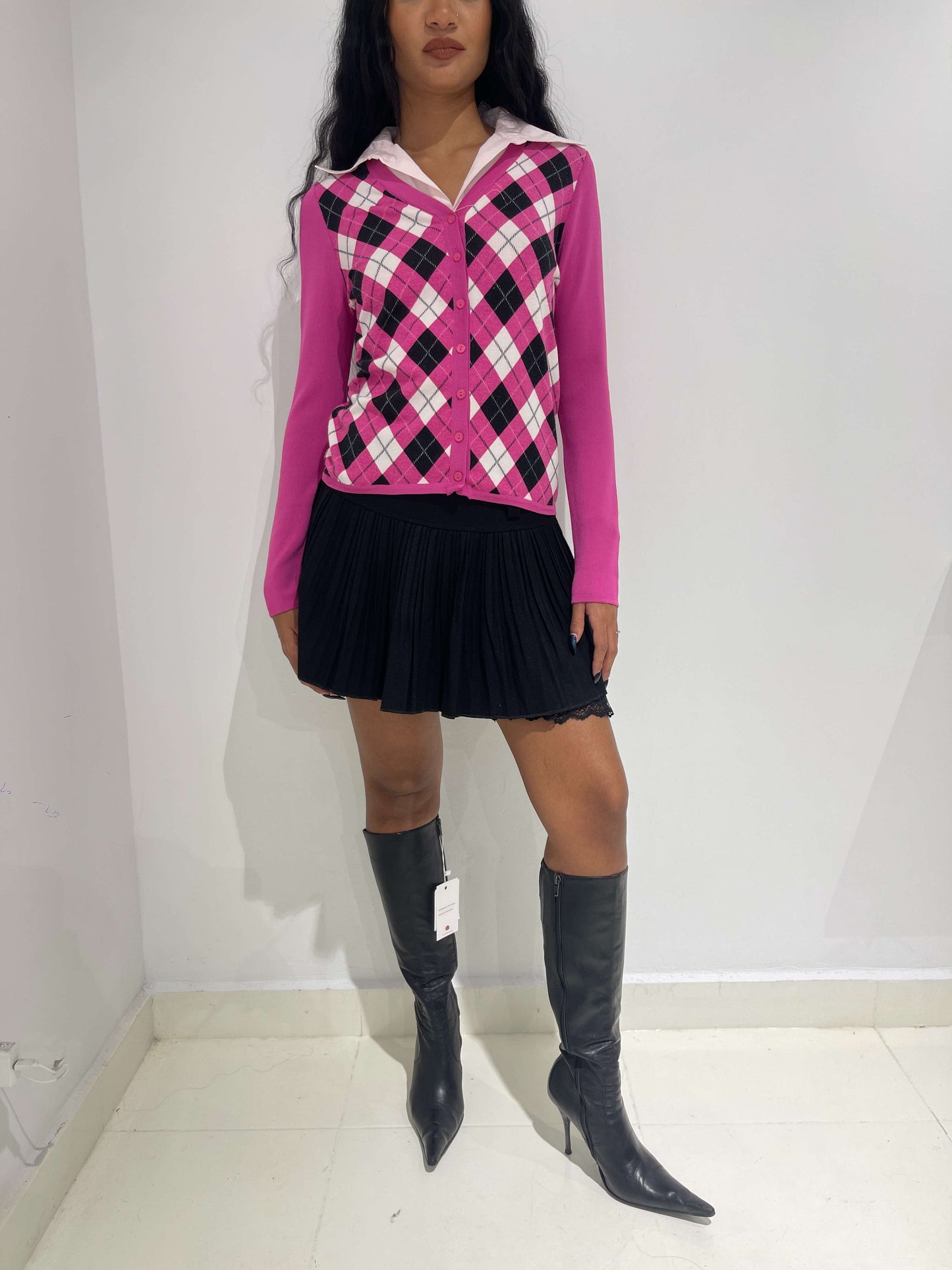 Vintage 00s Clueless Double Cardigan