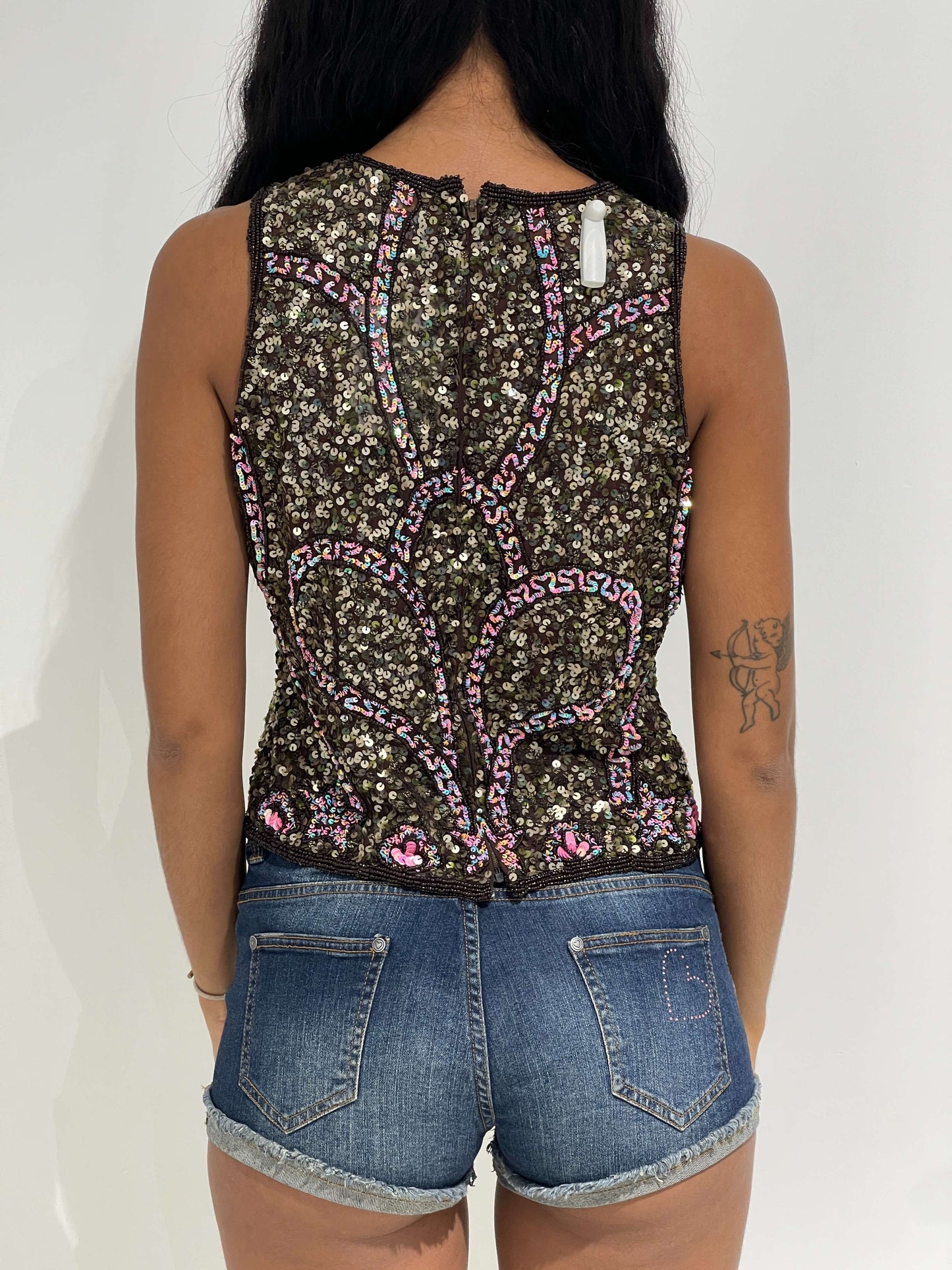 Vintage Late 90s Beaded Top