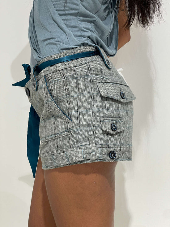 Vintage 00s Indie Sleaze Checkered Shorts