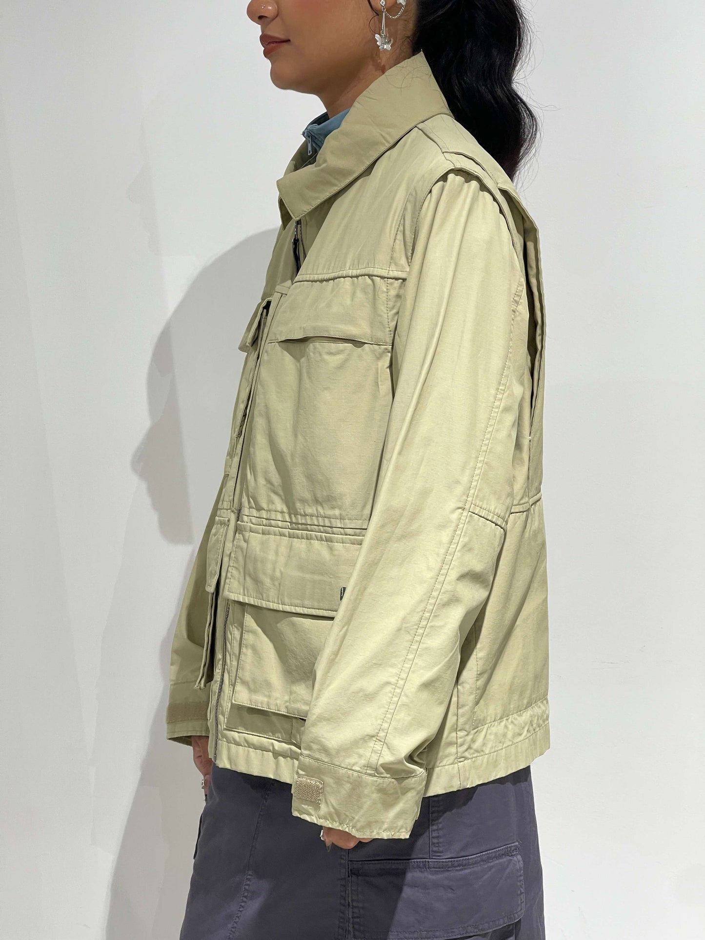 Vintage Late 90s Japanese Style Timberlan Cargo Coat