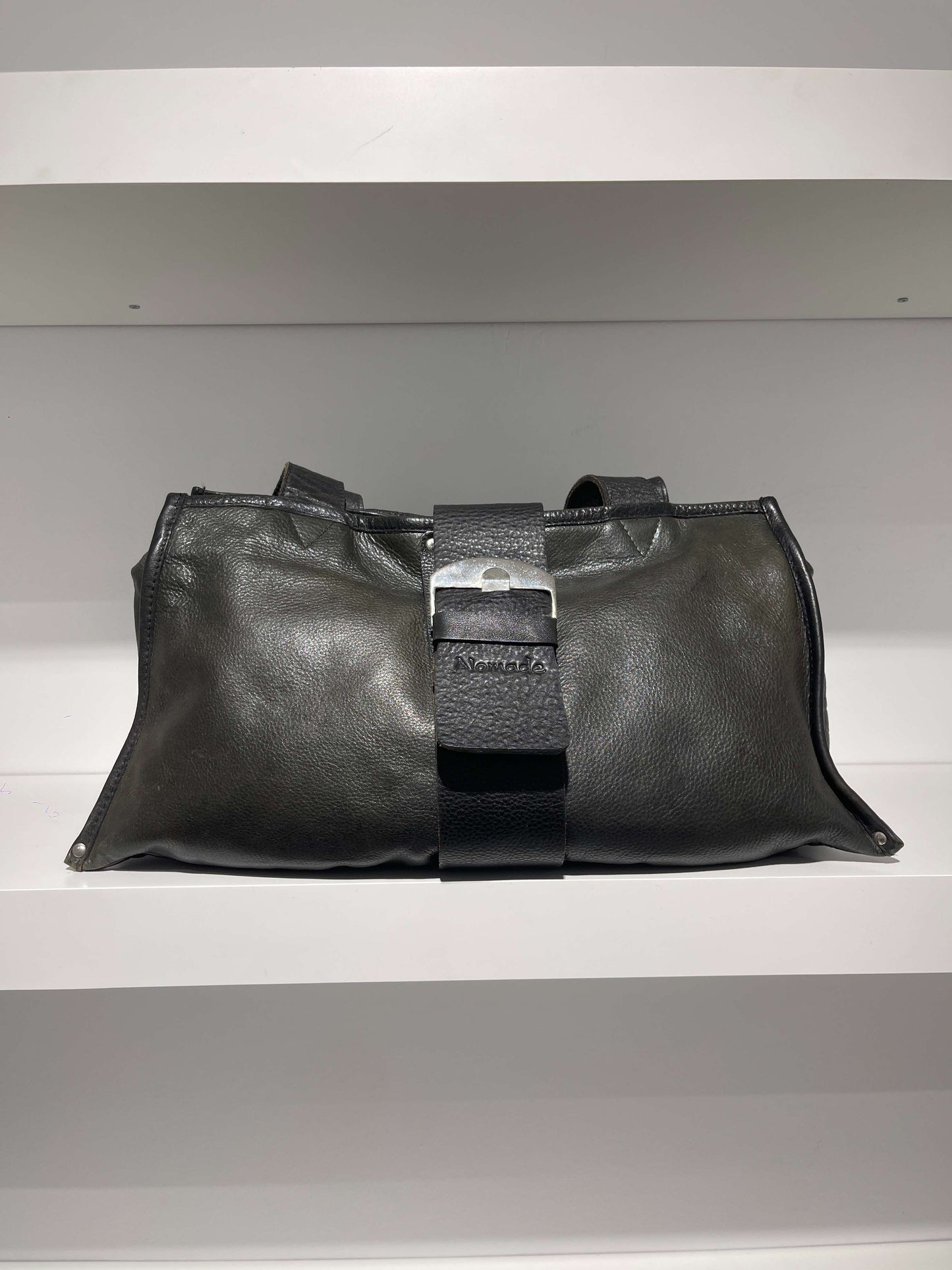 Vintage 00s Rick Owens Style Maxi Leather Bag