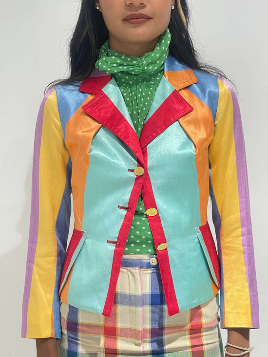 Rare Vivienne Westwood Archive SS 1993 Striped Blazer