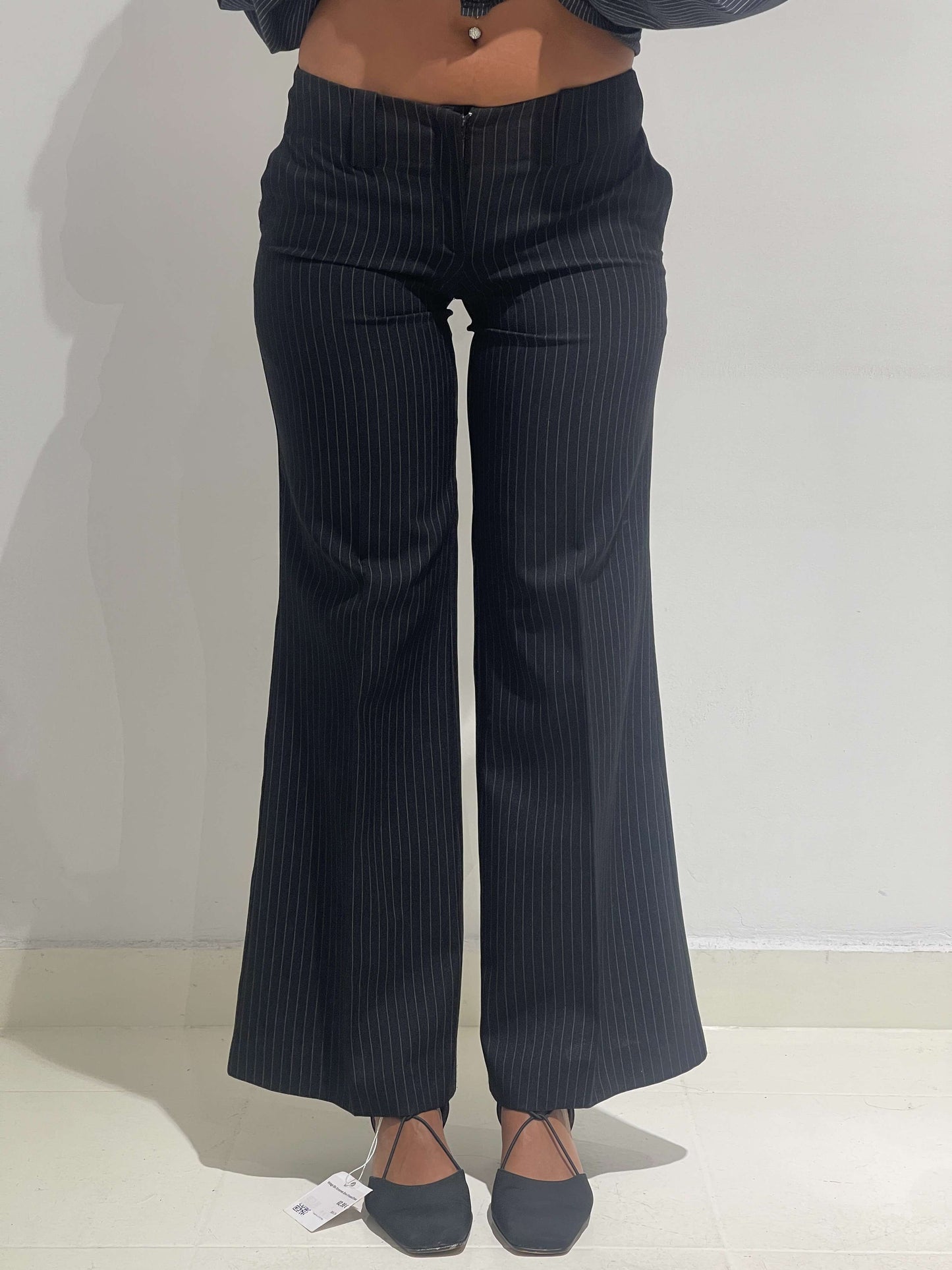 Vintage 00s Corporate Siren Striped Pants