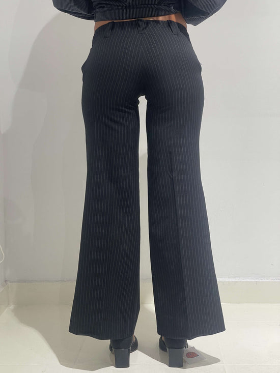 Vintage 00s Corporate Siren Striped Pants