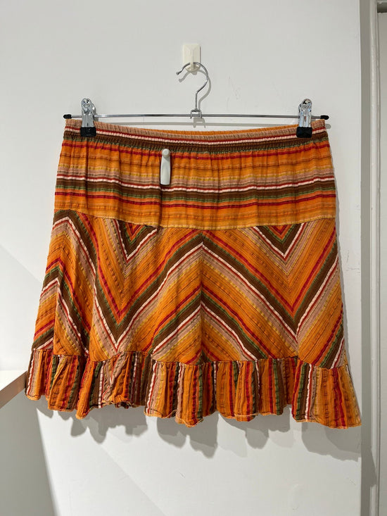 Vintage 00s Gimaguas Style Striped Summer Skirt