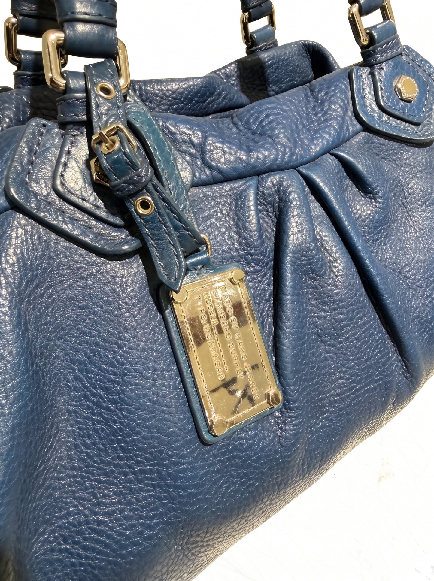 Rare vintage y2k marc jacobs pinterest viral bowling bag in blue