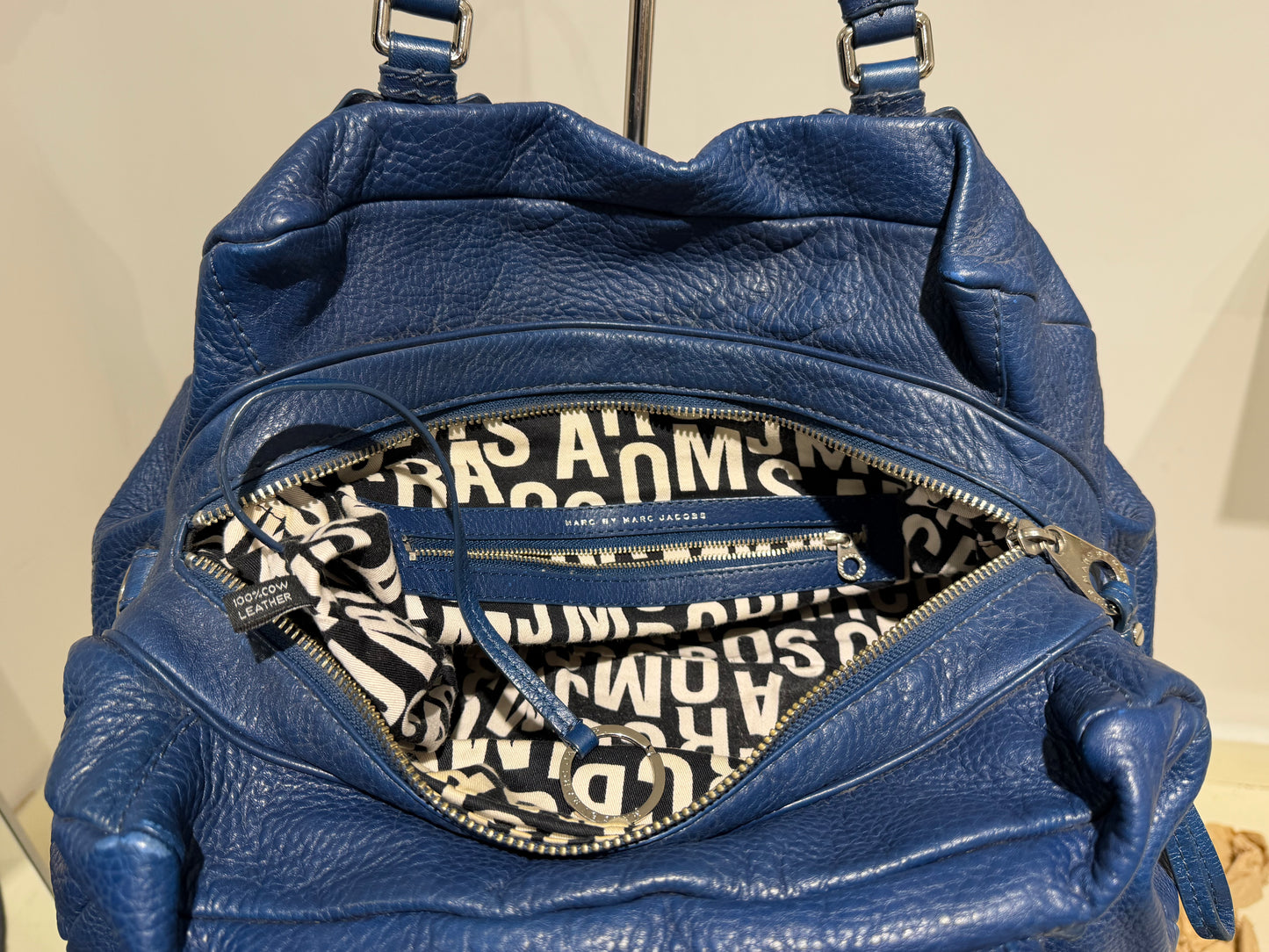 Rare vintage y2k marc jacobs pinterest viral bowling bag in blue