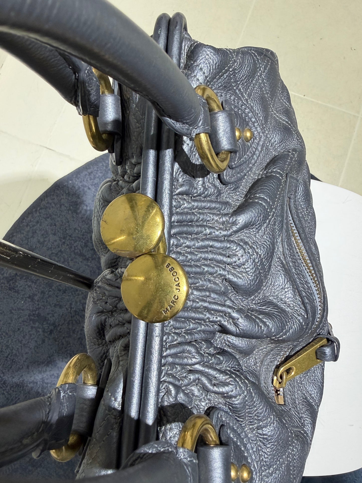 Vintage 00s Marc Jacobs Stam Laeather Bag In Black (As Seen On Mischa Barton)