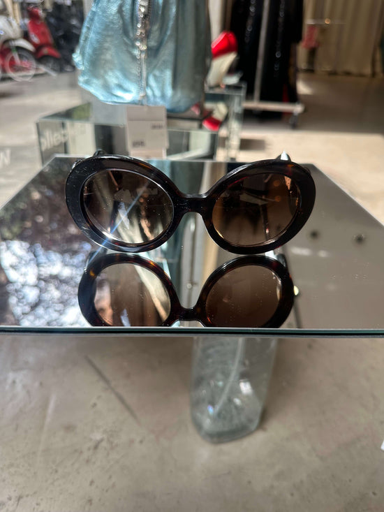 Vintage 00s Swirl Prada Rounded Carey Maxi Glasses