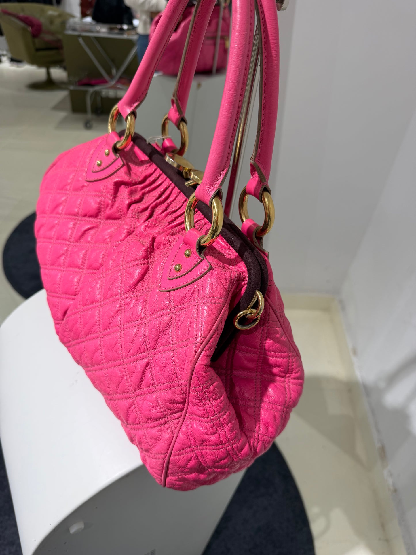 Rare Vintage 00s Marc Jacobs Stam Bag In Pink (As Seen On Mischa Barton)